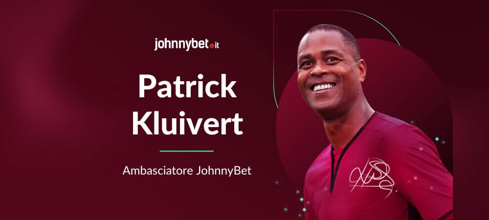 Patrick Kluivert ambasciatore di JohnnyBet!